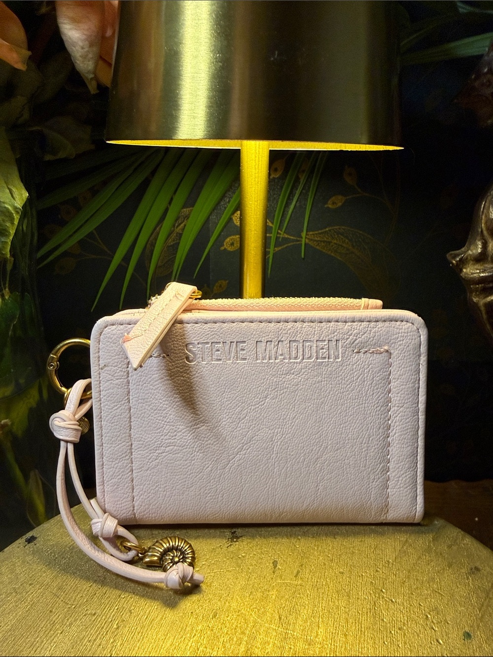 Steve Madden Light Pink Zip Wallet